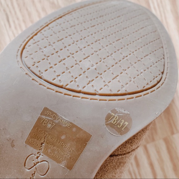 🍂Jessica Simpson Cyanne Ankle Boots Size 7 Suede - Picture 5 of 6